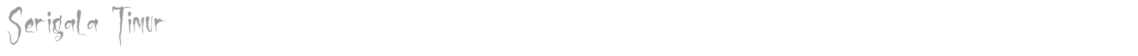 Serigala Timur font preview